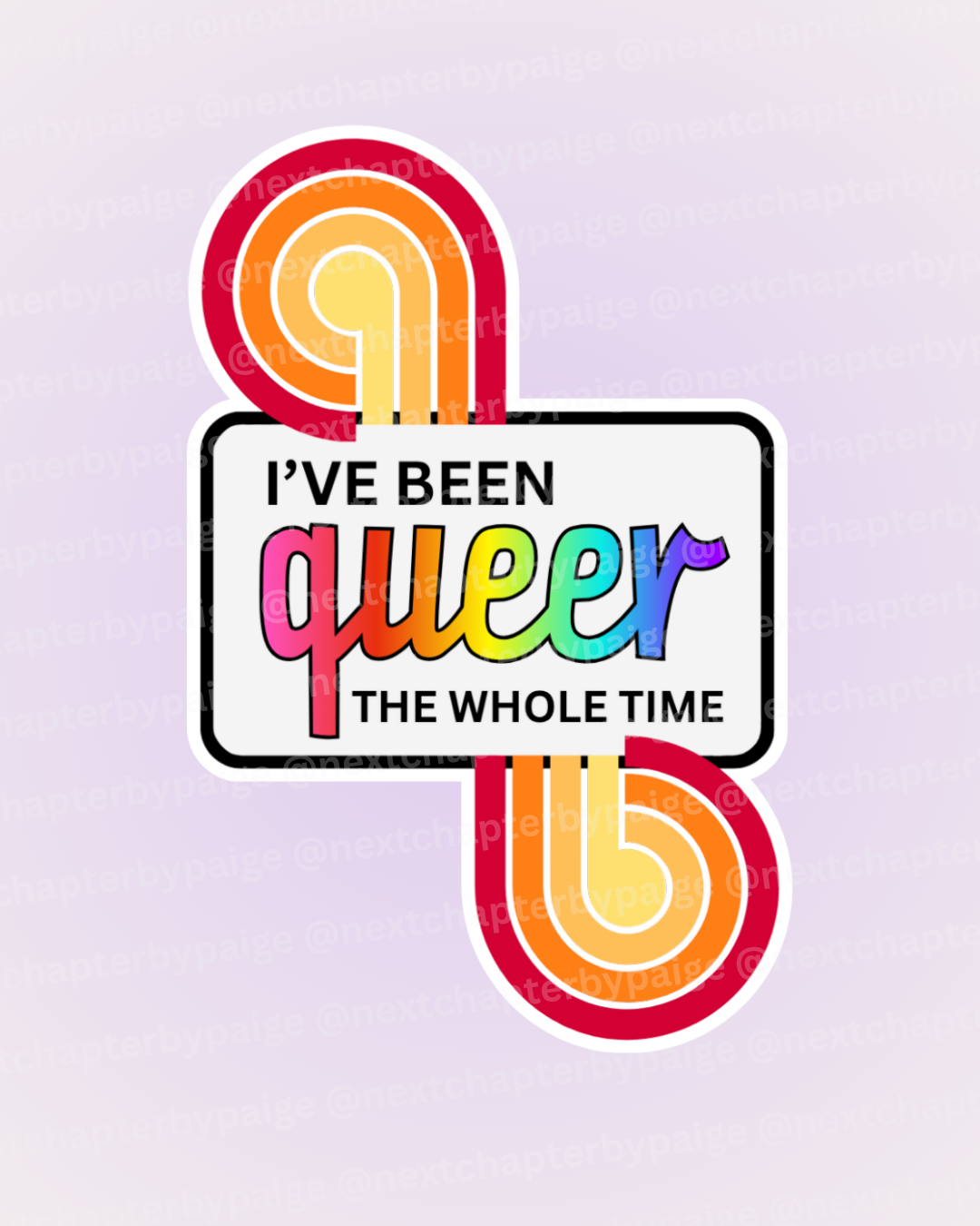 Dropout "Queer The Whole Time" Sticker