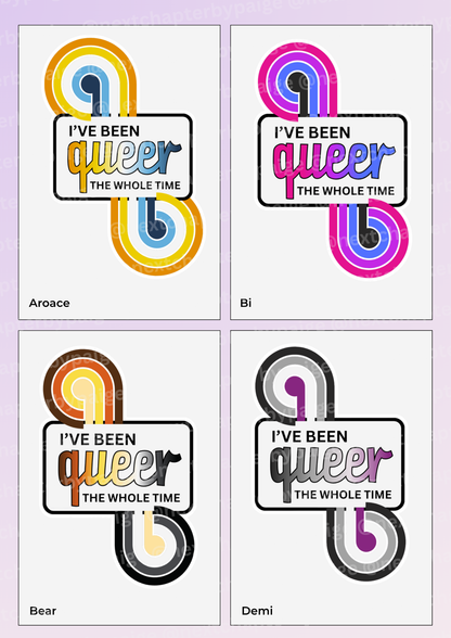 "Queer the Whole Time" Custom Rhinestone Jacket