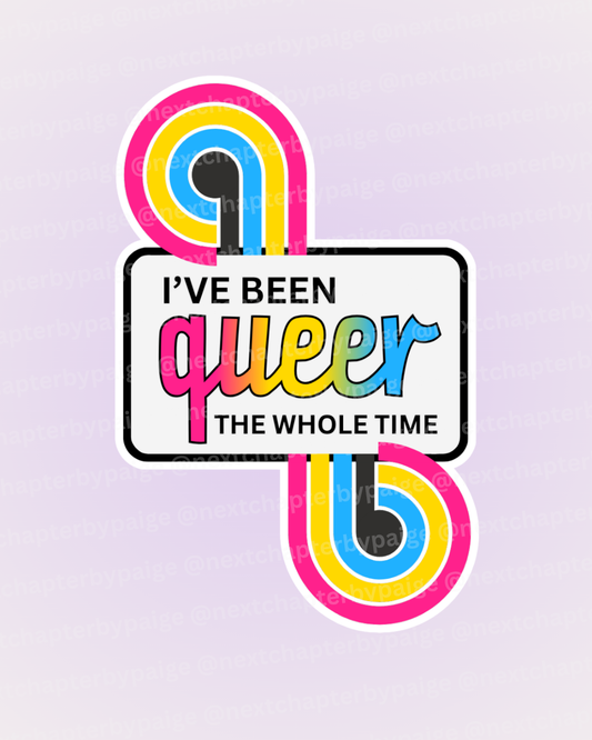 Pan "Queer The Whole Time" Sticker