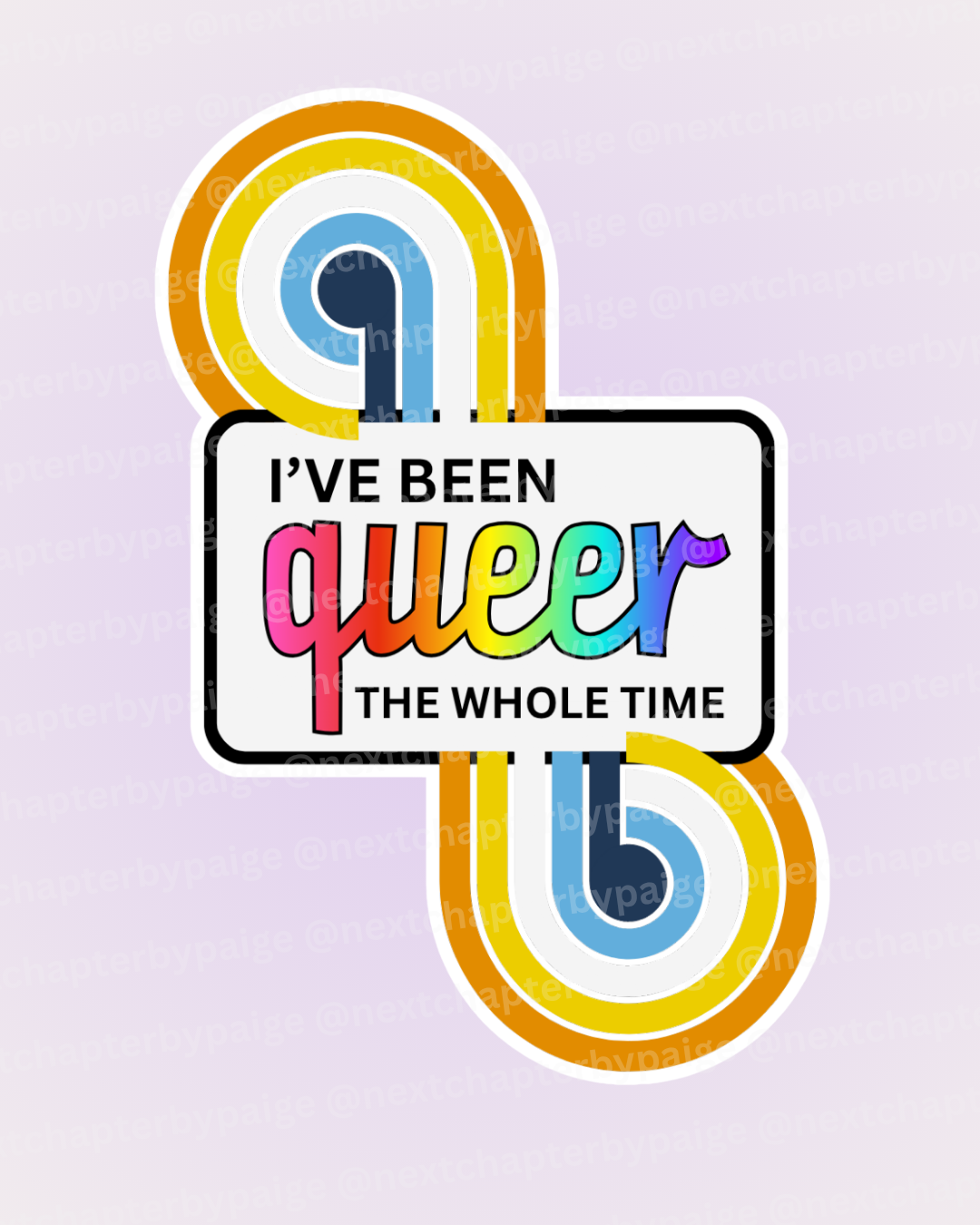AroAce"Queer The Whole Time" Sticker