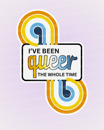 AroAce"Queer The Whole Time" Sticker