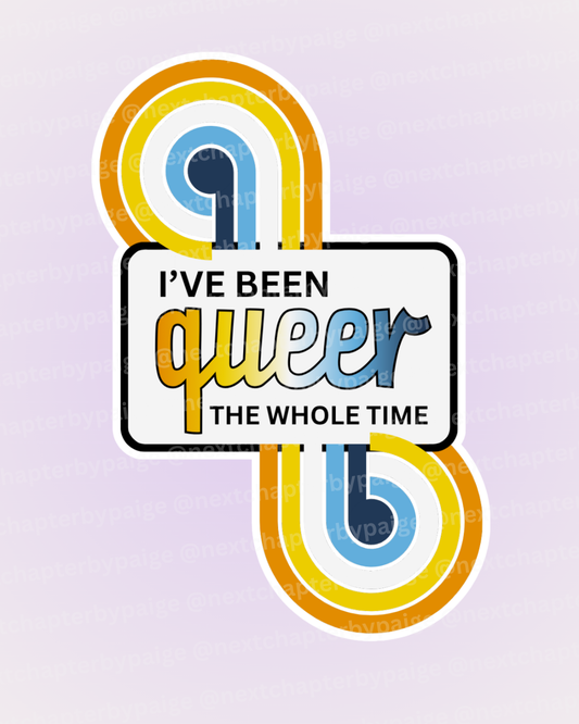 AroAce"Queer The Whole Time" Sticker