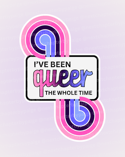 Omni "Queer The Whole Time" Sticker