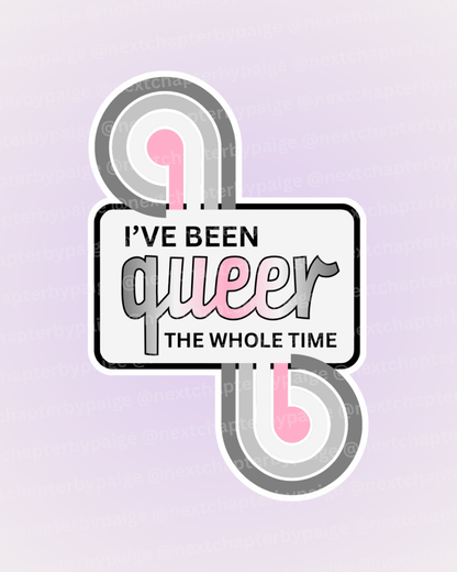 Demi Girl "Queer The Whole Time" Sticker