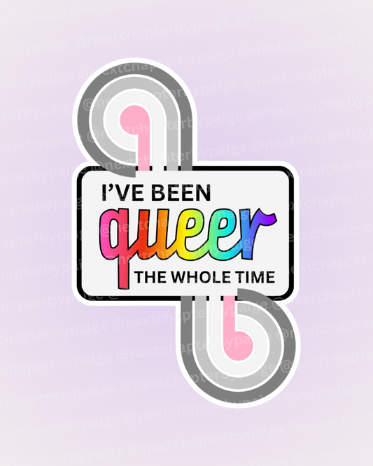 Demi Girl "Queer The Whole Time" Sticker