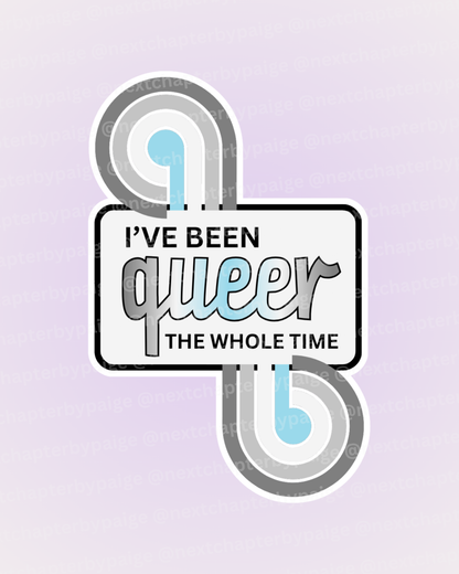 Demi Boy "Queer The Whole Time" Sticker
