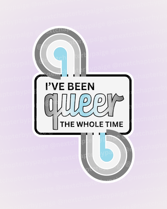 Demi Boy "Queer The Whole Time" Sticker
