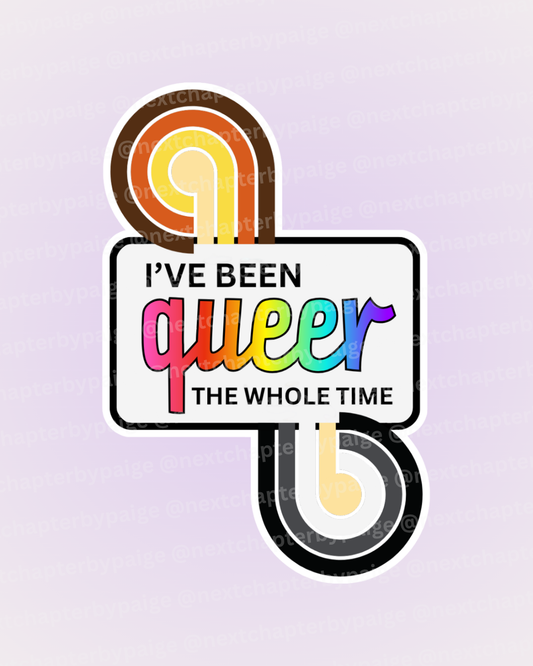 Bear "Queer The Whole Time" Sticker
