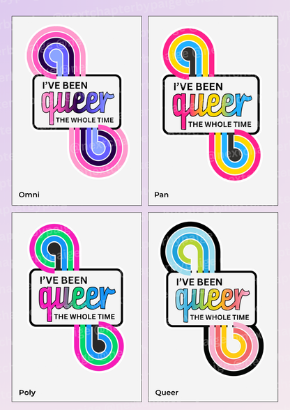 "Queer the Whole Time" Custom Rhinestone Jacket