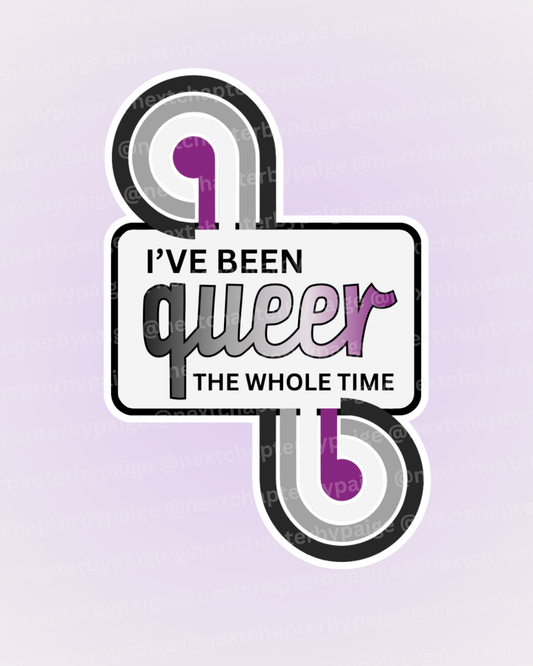 Ace "Queer The Whole Time" Sticker