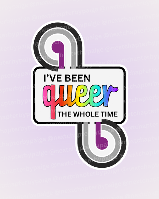 Demi "Queer The Whole Time" Sticker